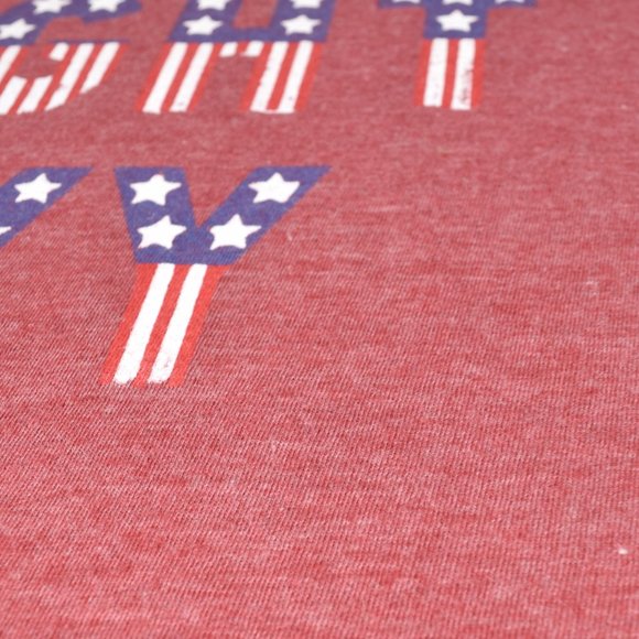 Lucky Brand LIGHT UP THE NIGHT SKY Red White Blue 4th Of July Womens T-Shirt S - Picture 7 of 11